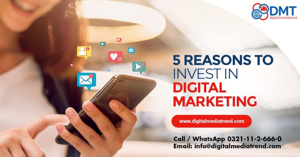 Digital Marketing Services in Lahore 5 Real Benefits of Investing in Digital Marketing in 2021